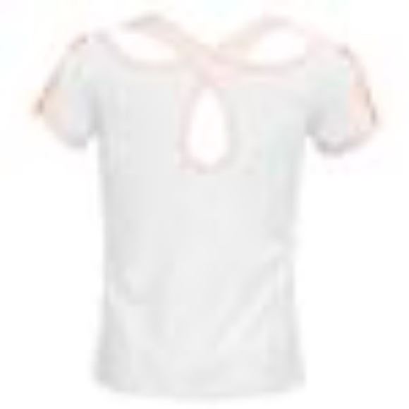 Lucky in Love Crossover Tennis Tee - Size Small (7/8) - New with Tag - Picture 10 of 11